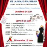Affiche Festival de Théâtre de la Noue Rousseau 2024